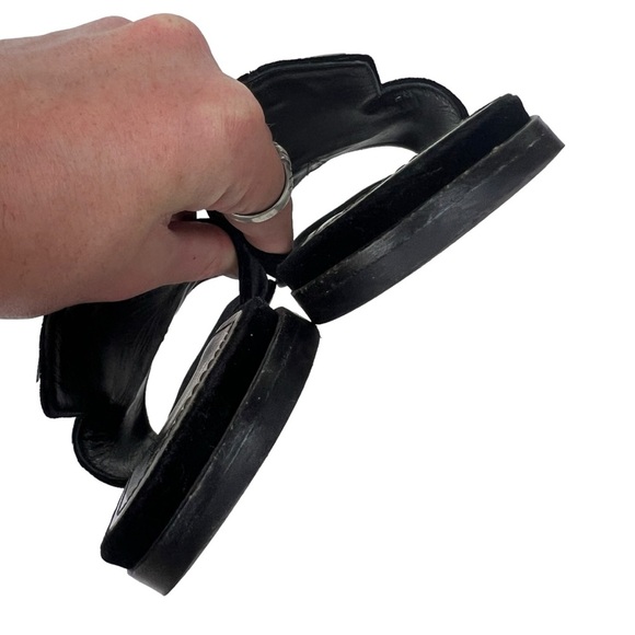 Givenchy Crystal Plaque 4G Slide Velvet Sandald - Picture 4 of 6